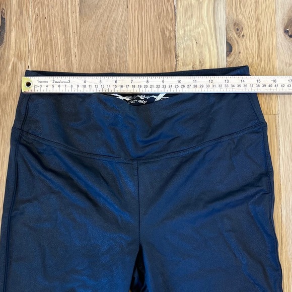Women's Seven 7 Black Activewear Leggings‎ Workout SZ L - Picture 2 of 4